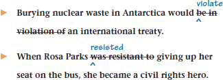 The first example reads as Burying nuclear waste in Antarctica would be in - photo 6