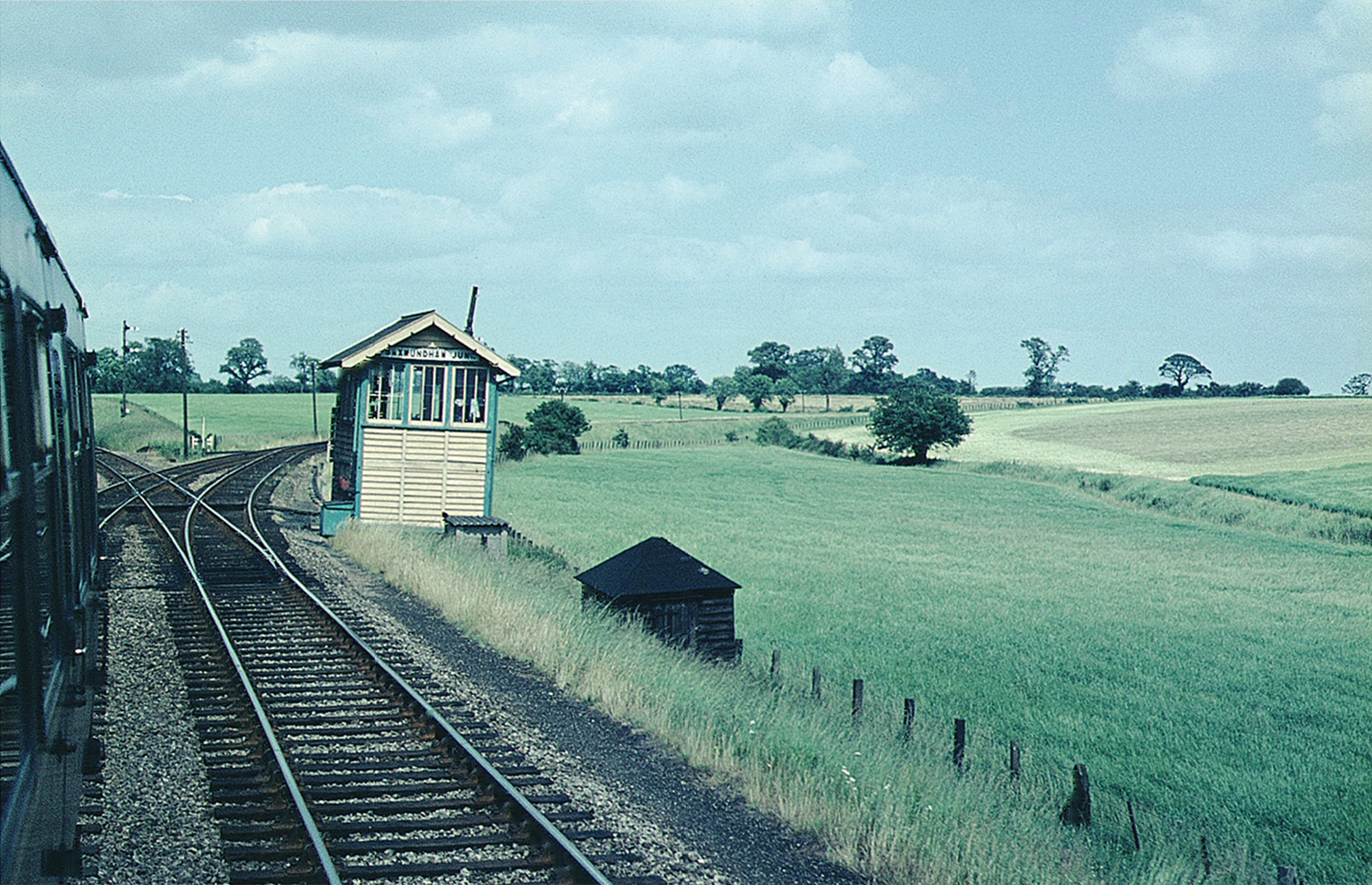 Saxmundham Junction Signal Box A DMU from which this picture was taken on - photo 3