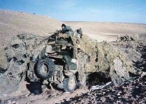 A very rare shot of a Delta Force hide site in the western Iraqi desert during - photo 7