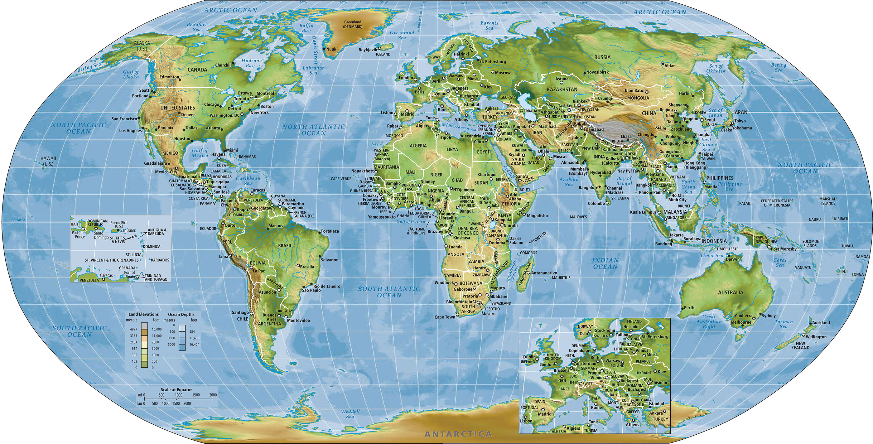 This portion of the map shows North and South America Greenland Western - photo 2