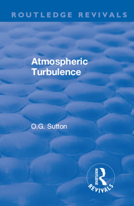 O.G. Sutton - Atmospheric Turbulence