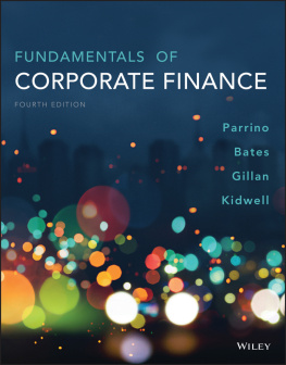 Robert Parrino - Fundamentals of Corporate Finance