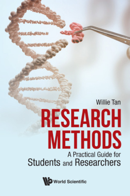 Willie Chee Keong Tan - Research Methods