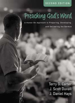 Terry G. Carter - Preaching God’s Word, Second Edition