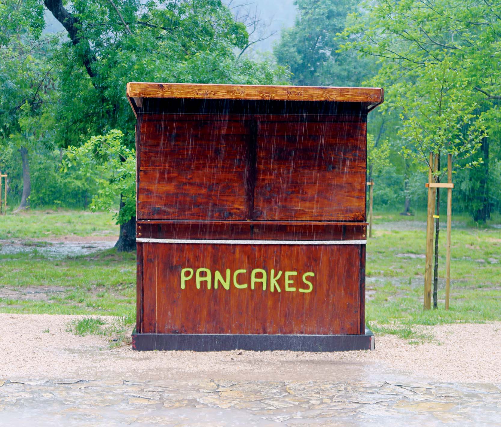 PANCAKES STAND Krka National Park Croatia c 1985 Photo by Cathy Tideswell - photo 8