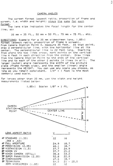 Camera AnglesCheat Sheet Courtesy of Camille Abbott and Harold Michelson - photo 9