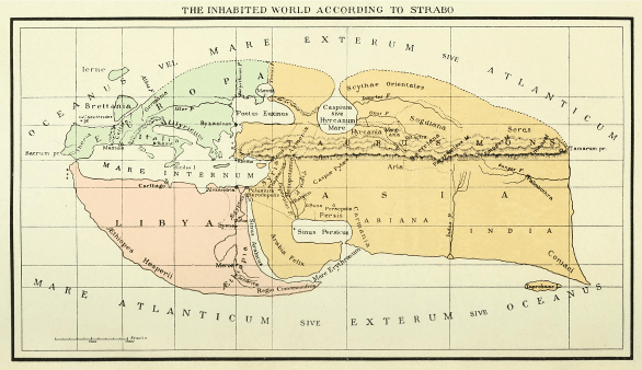 Map of the world according to Strabo taken from the Loeb Classical Library - photo 9