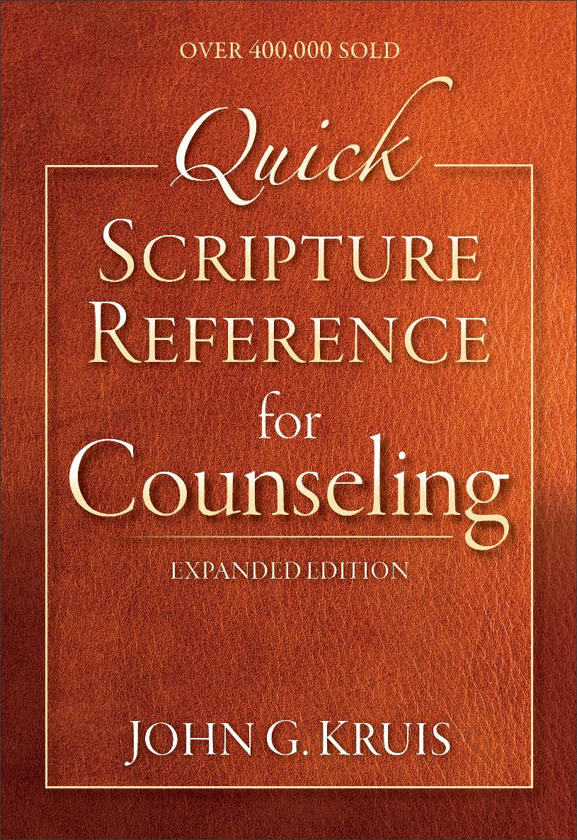 Quick Scripture reference for counseling KruisQuickSRMWdjmindd 1 72613 - photo 1