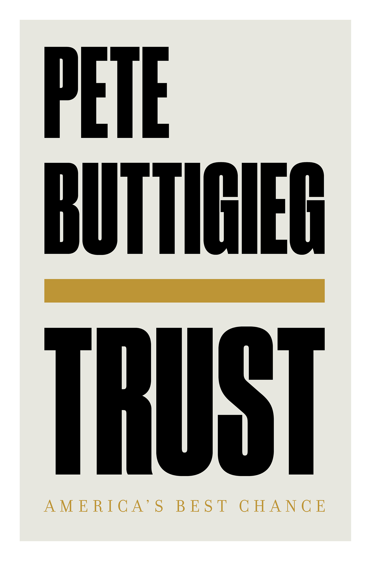 Trust AMERICAS BEST CHANCE Pete Buttigieg LIVERIGHT PUBLISHING CORPORATION A - photo 1