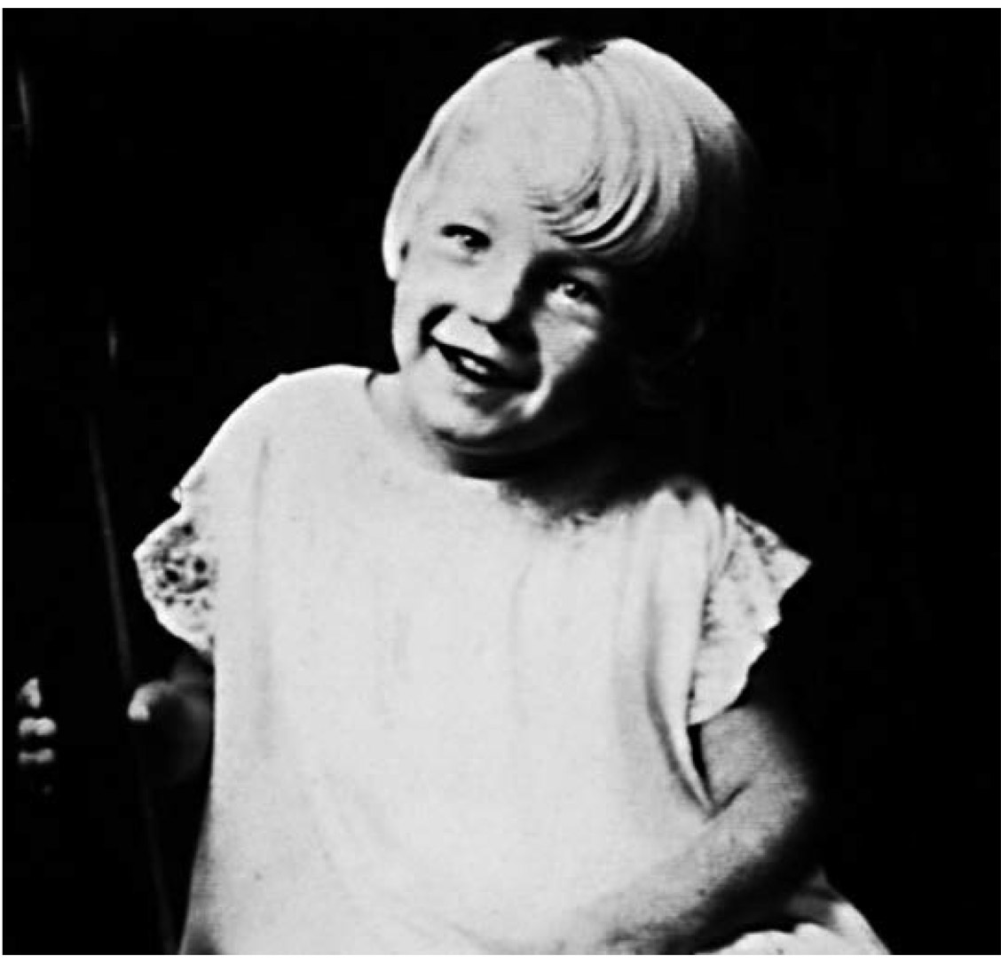 Norma Jeane at about five a natural blonde whose hair like many childrens - photo 4