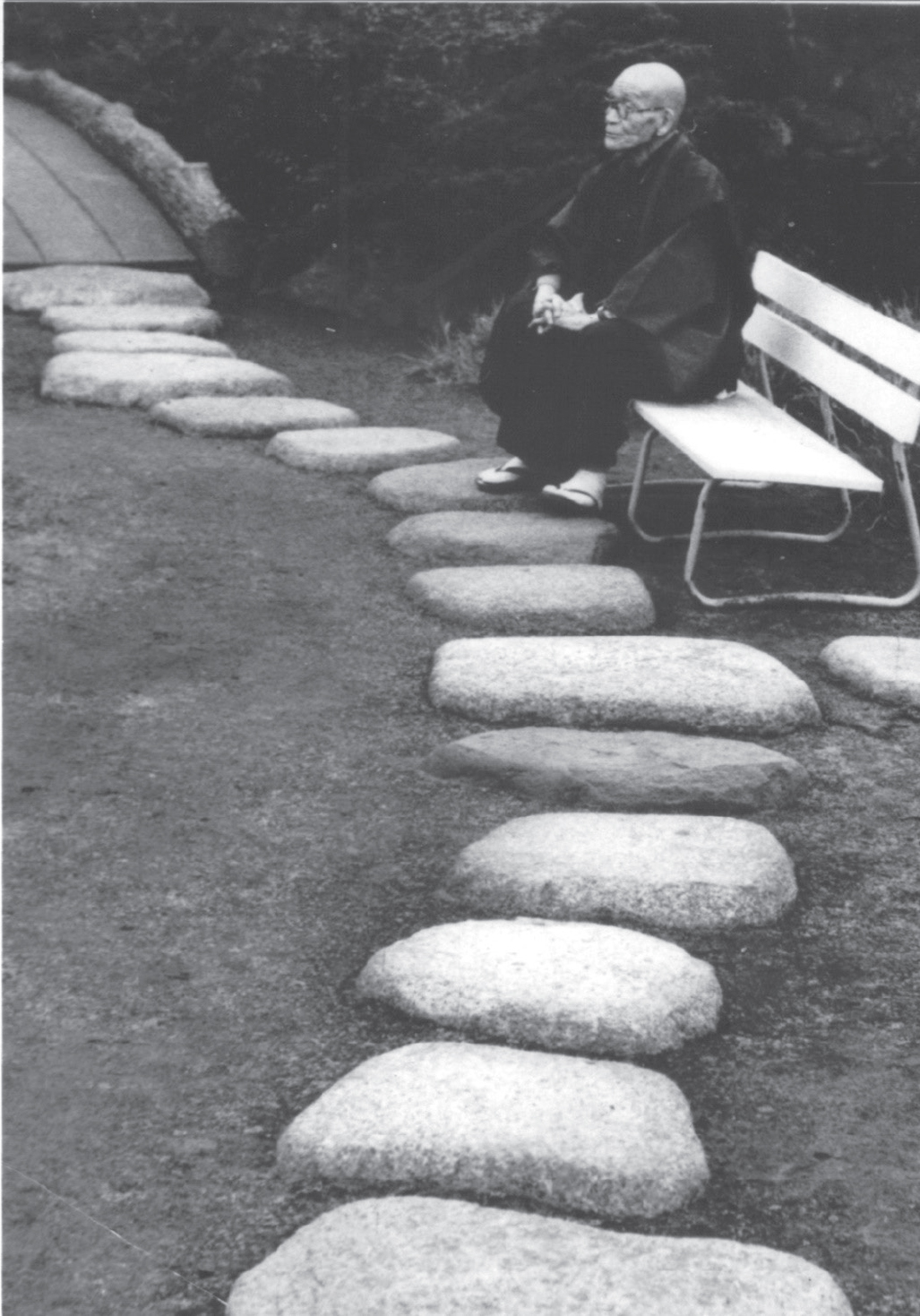 Kodo Sawaki in the garden at Sengakuji Temple Photograph courtesy of Daihorin - photo 2