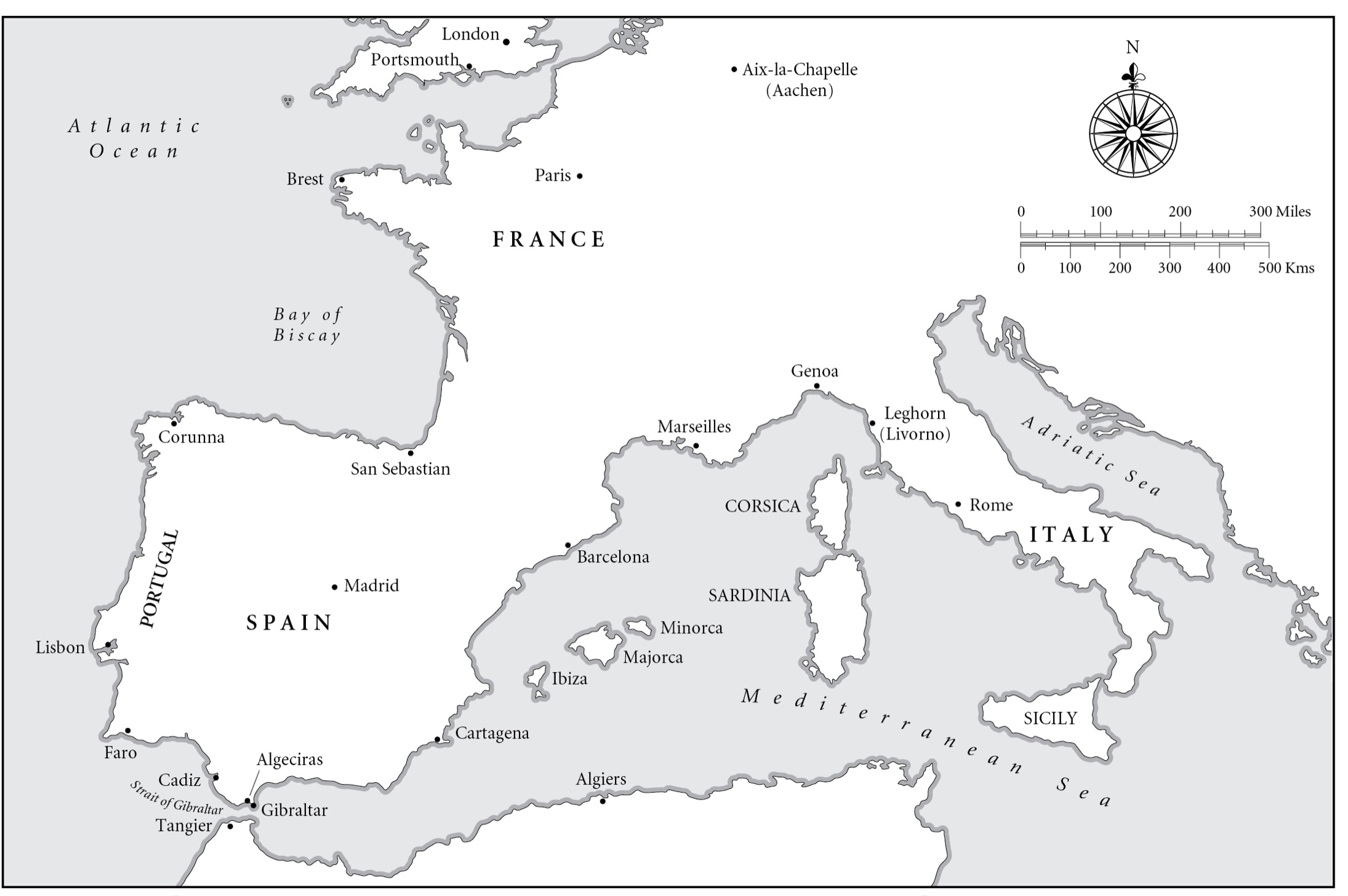 Location of Gibraltar within western Europe and north Africa Main - photo 4