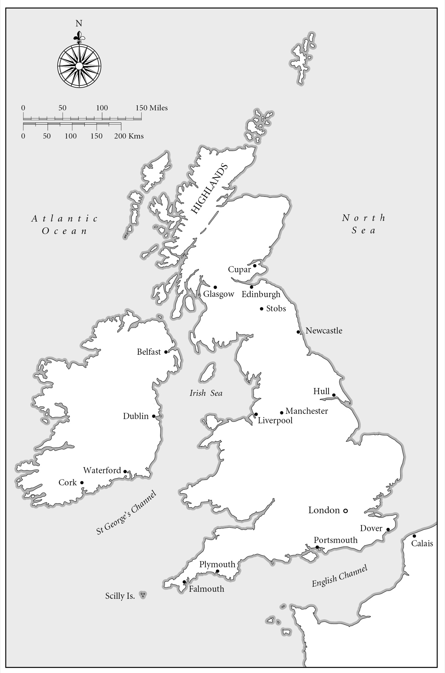 Main place-names within the British Isles Southern England and the English - photo 5