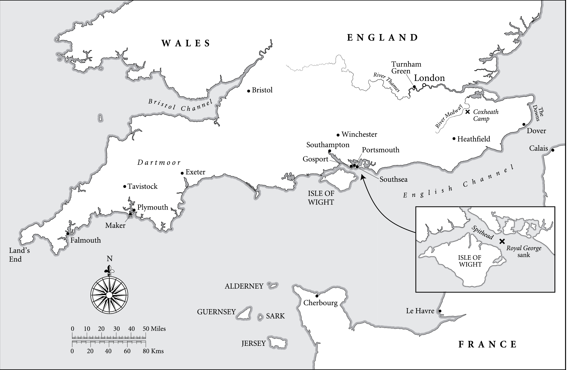 Southern England and the English Channel Andalusia Gibraltar and the - photo 6