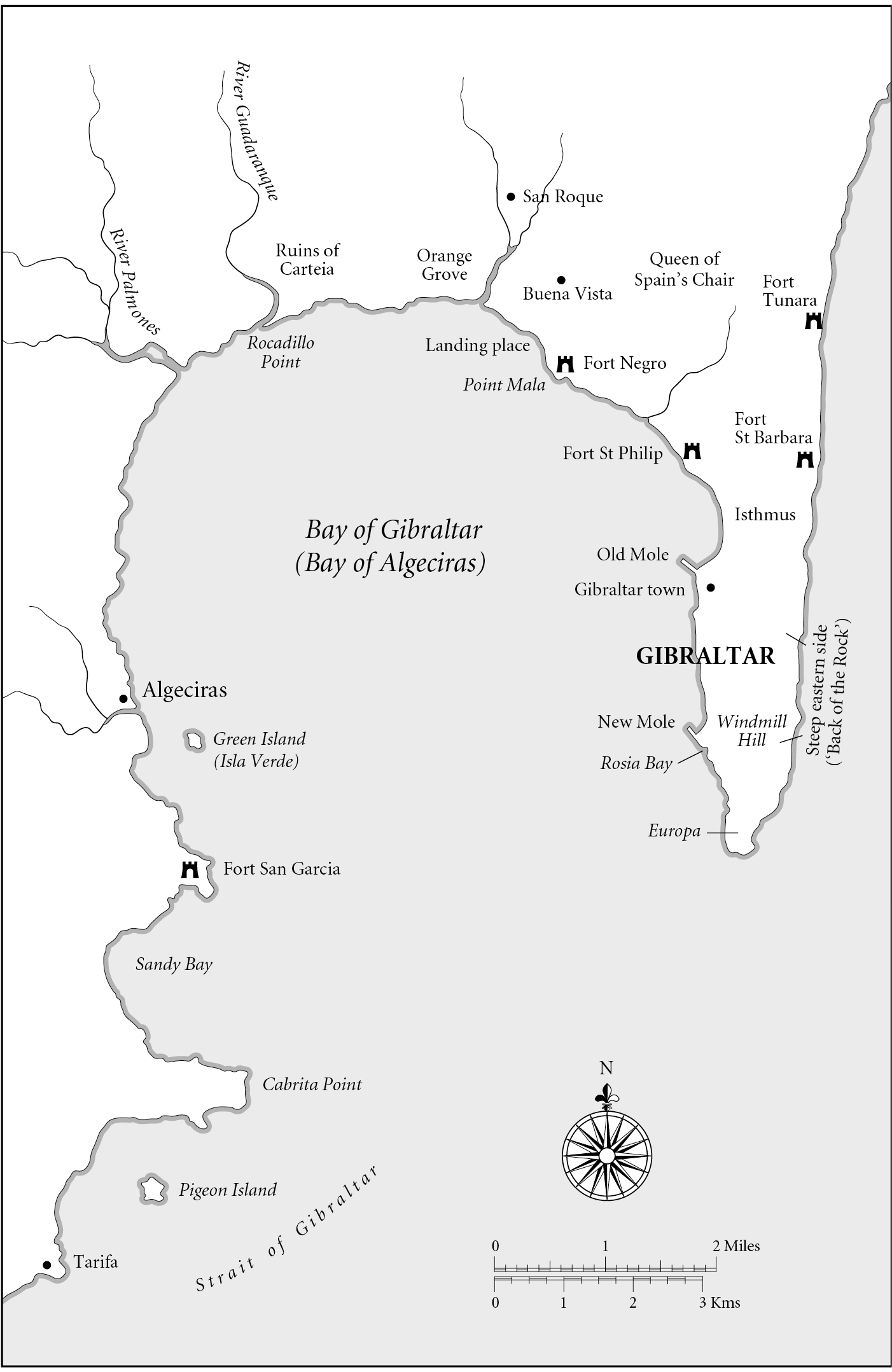 Main locations within the Bay of Gibraltar Main locations within Gibraltar - photo 8