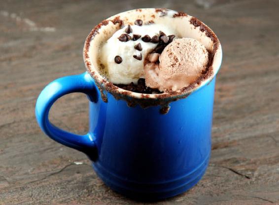 A delicious and moist coffee-infused mug cake with a brown sugar and cinnamon - photo 10