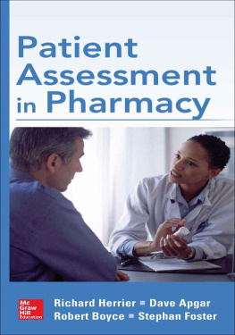 Richard Herrier Patient Assessment in Pharmacy