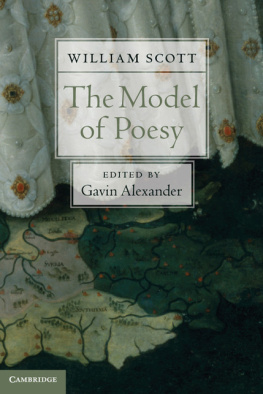 William Scott and Gavin Alexander The Model of Poesy