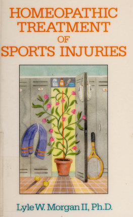 Morgan - Homeopathic treatment of sports injuries