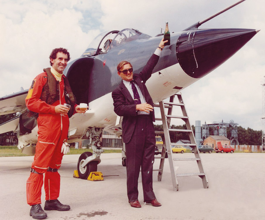 A month after the first flight of the Sea Harrier FRS1 in August 1978 John - photo 6