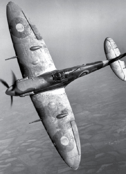 The clean and graceful lines of the Spitfire are clearly seen here as a Mk VB - photo 3