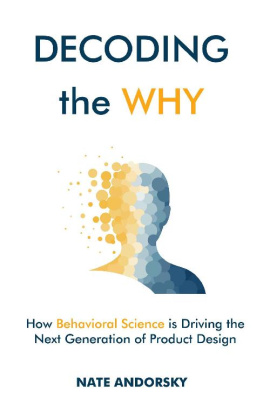 Nate Andorsky - Decoding the Why: How Behavioral Science is Driving the Next Generation of Product Design