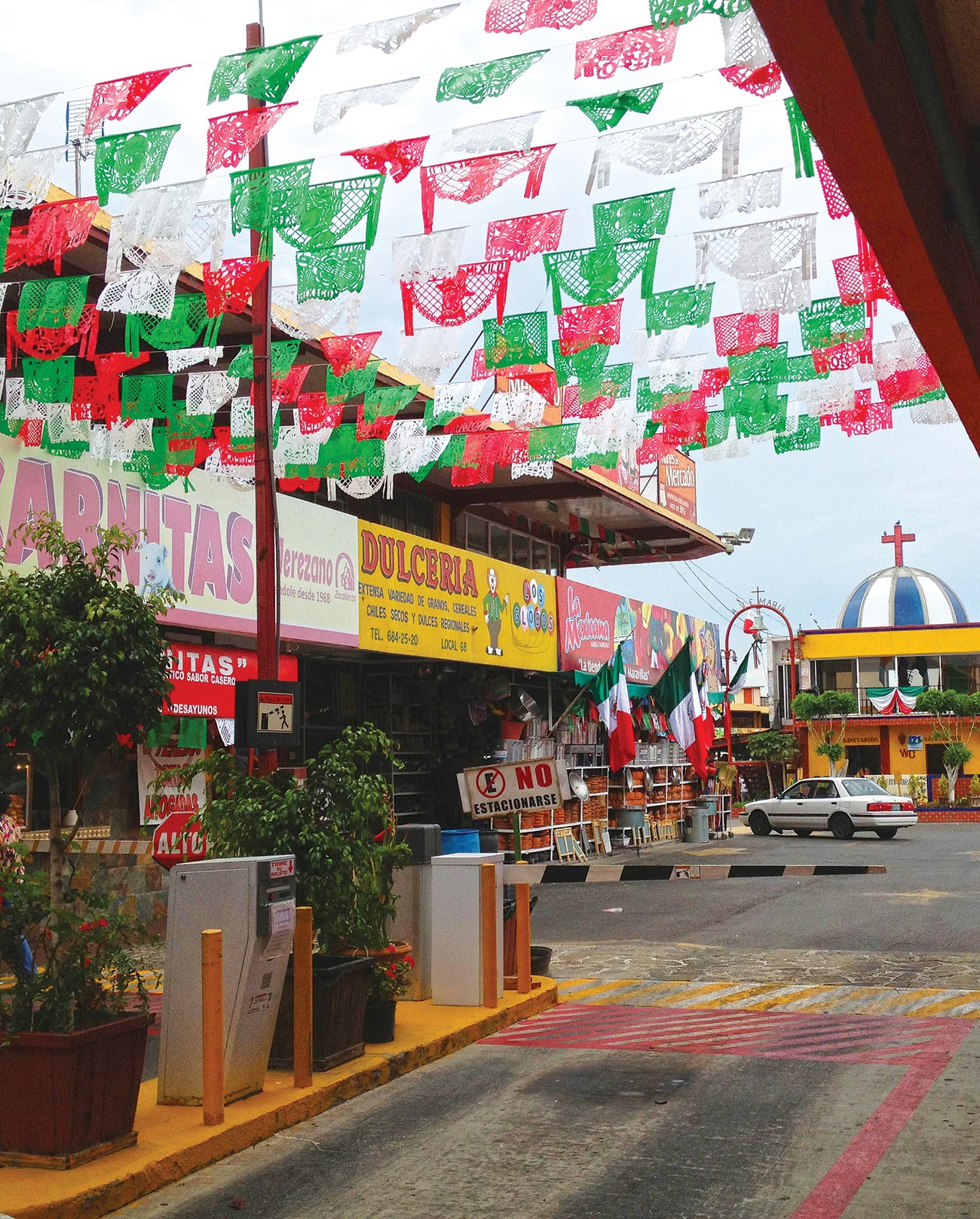 Mercado Hidalgo in Tijuana outdoor dining in wine country Northern Baja - photo 7