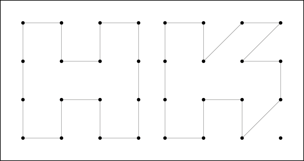 Below is a single square made by joining four dots in the grid Find the other - photo 6