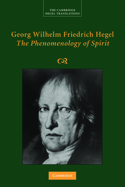 Contents Georg Wilhelm Friedrich Hegel The Phenomenology of Spirit Hegels - photo 1