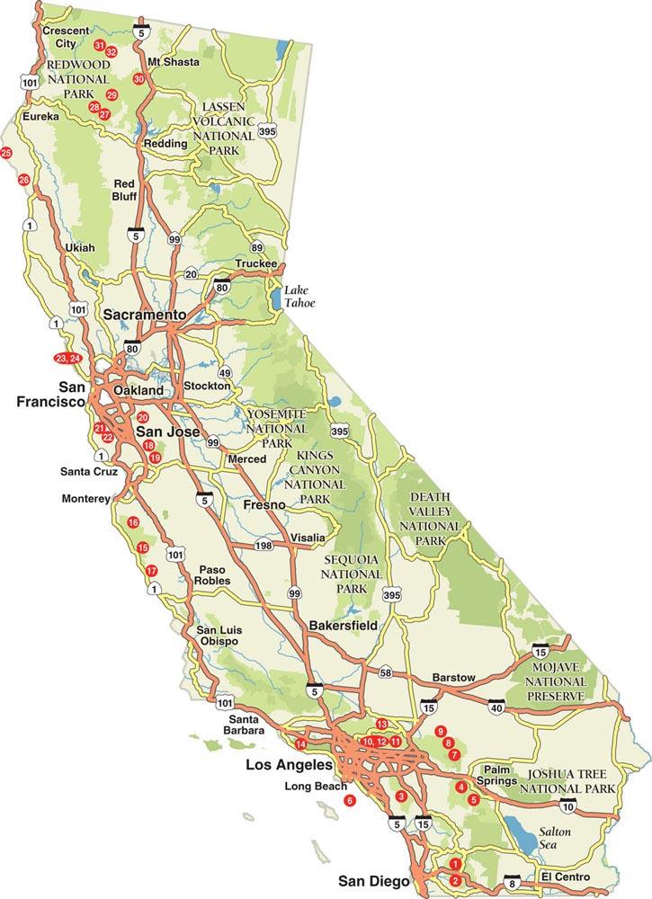 LOCATOR MAP EASTERN CALIFORNIA - photo 5