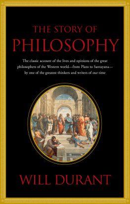 Will Durant The Story of Philosophy