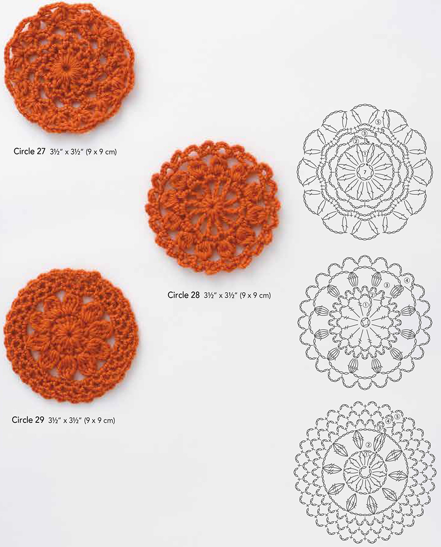 Arrangement Arrangement of Circle 17 The same motif made using different - photo 18