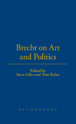 Brecht - Brecht On Art And Politics