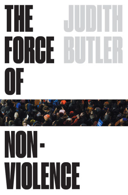 Judith Butler - The Force of Nonviolence