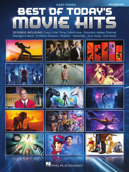 Hal Leonard Corp - Best of Todays Movie Hits