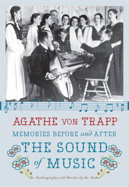 Agathe von Trapp Memories Before and After the Sound of Music