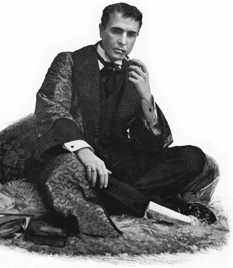 William Gillette as Sherlock Holmes in the Broadway production of Sherlock - photo 1