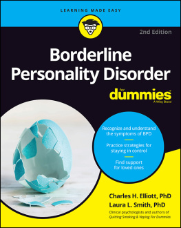 Charles H. Elliott Borderline Personality Disorder For Dummies 2nd Edition