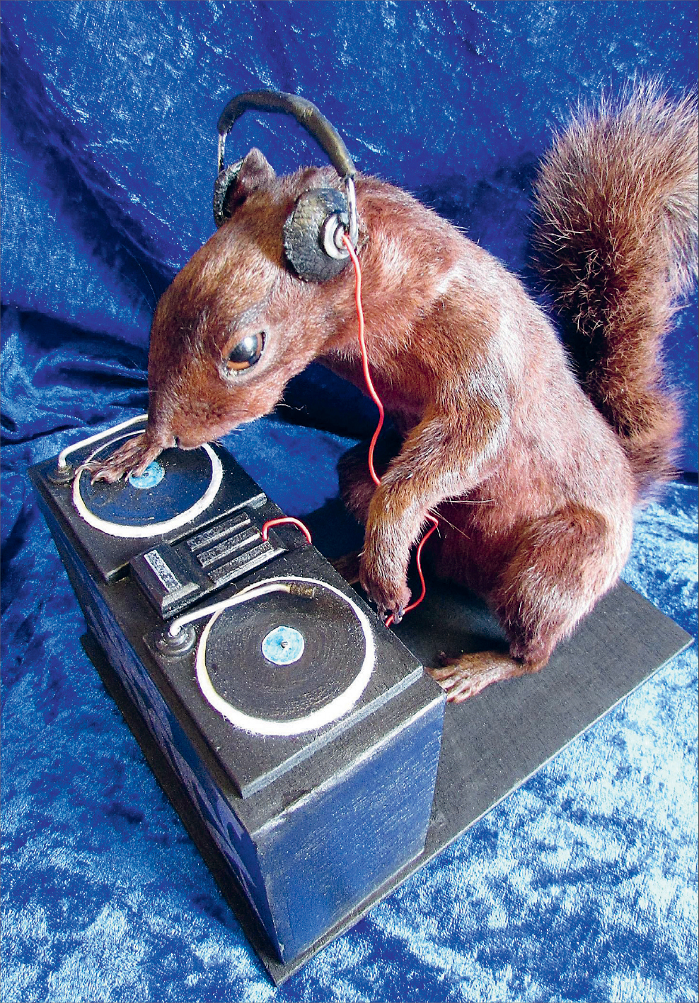 Red Hot DJ making some new scratches Livics Taxidermy Mona Mouse Mario - photo 23