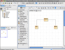 MagicDraw is well organized with icons for all commonly used diagram types - photo 2