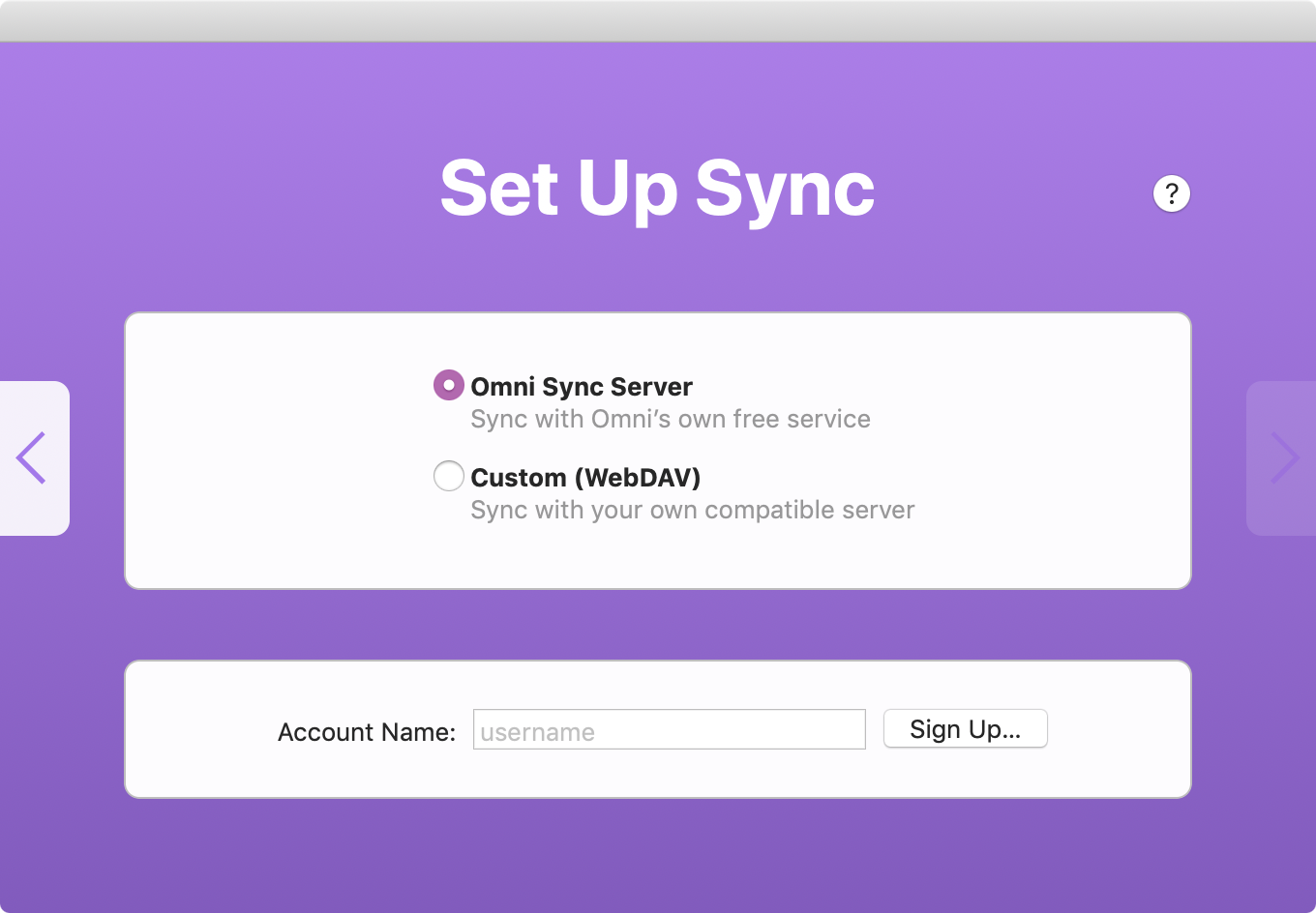 Fig 2 Choosing how to sync your database on macOS The set up process finishes - photo 4