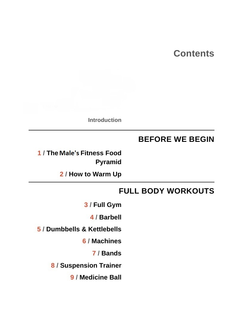 The Males Fitness Handbook For Fitness Strength Outstanding Exercises To Build Strength Metabolize Calories And Carve The Finest Body Ever - photo 1