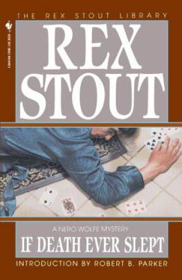 Rex Stout If Death Ever Slept