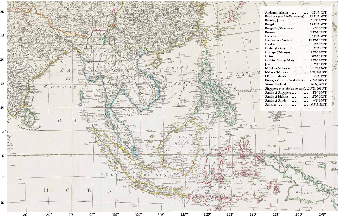 Fig 1 Map of Asia and Its Islands detail 1794 by JBB dAnville - photo 3