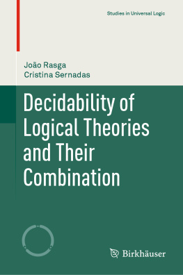 João Rasga - Decidability of Logical Theories and Their Combination