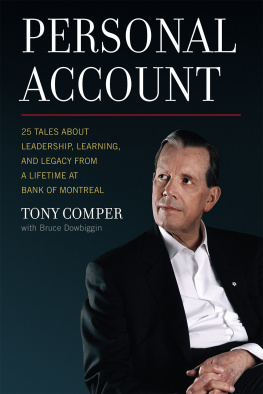 Tony Comper - Personal Account