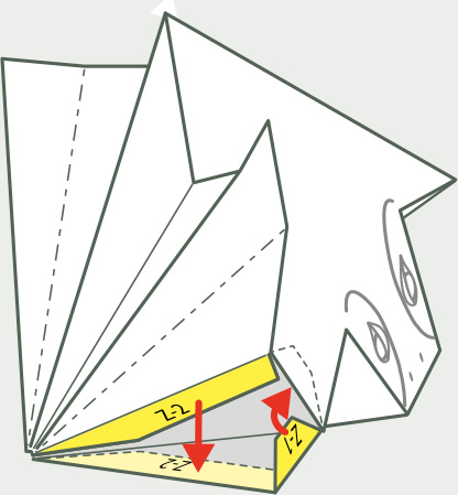 Apply glue to tabs Z-1 and Z-2 and simultaneously adhere them to receiving - photo 25