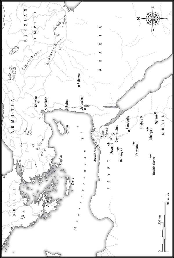 Map 1 Egypt and the Middle East Map 2 The route taken by the Theban - photo 3