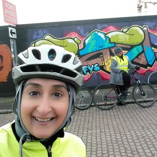 Maryam lives in Leicester and her journey in cycling has taken her from being - photo 3