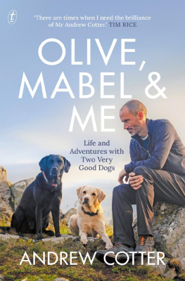 Andrew Cotter Olive, Mabel & Me : Life and Adventures With Two Very Good Dogs